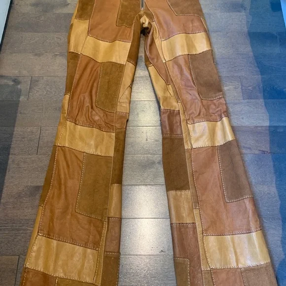 Parasuco Patchwork genuine leather pants - Picture 6 of 6